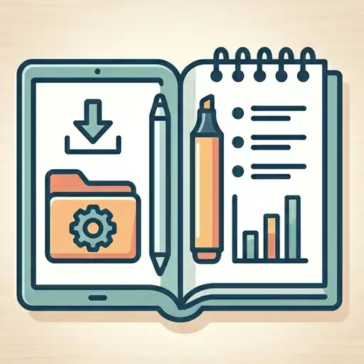 Ícone diagramação de livro